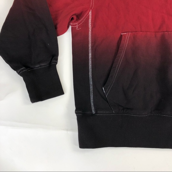 New Unknwn Sport Red Tie Dye Jacket Men Size S-L - Picture 3 of 12